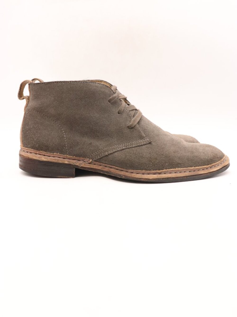 John Varvatos Chukka Boots Men's Size 10 M  Gray Suede Leather